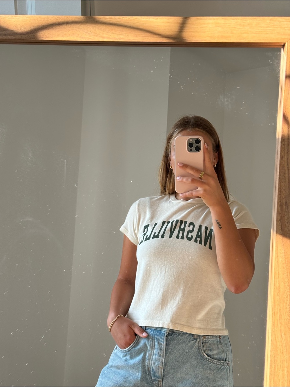 John Galt graphic crop tee